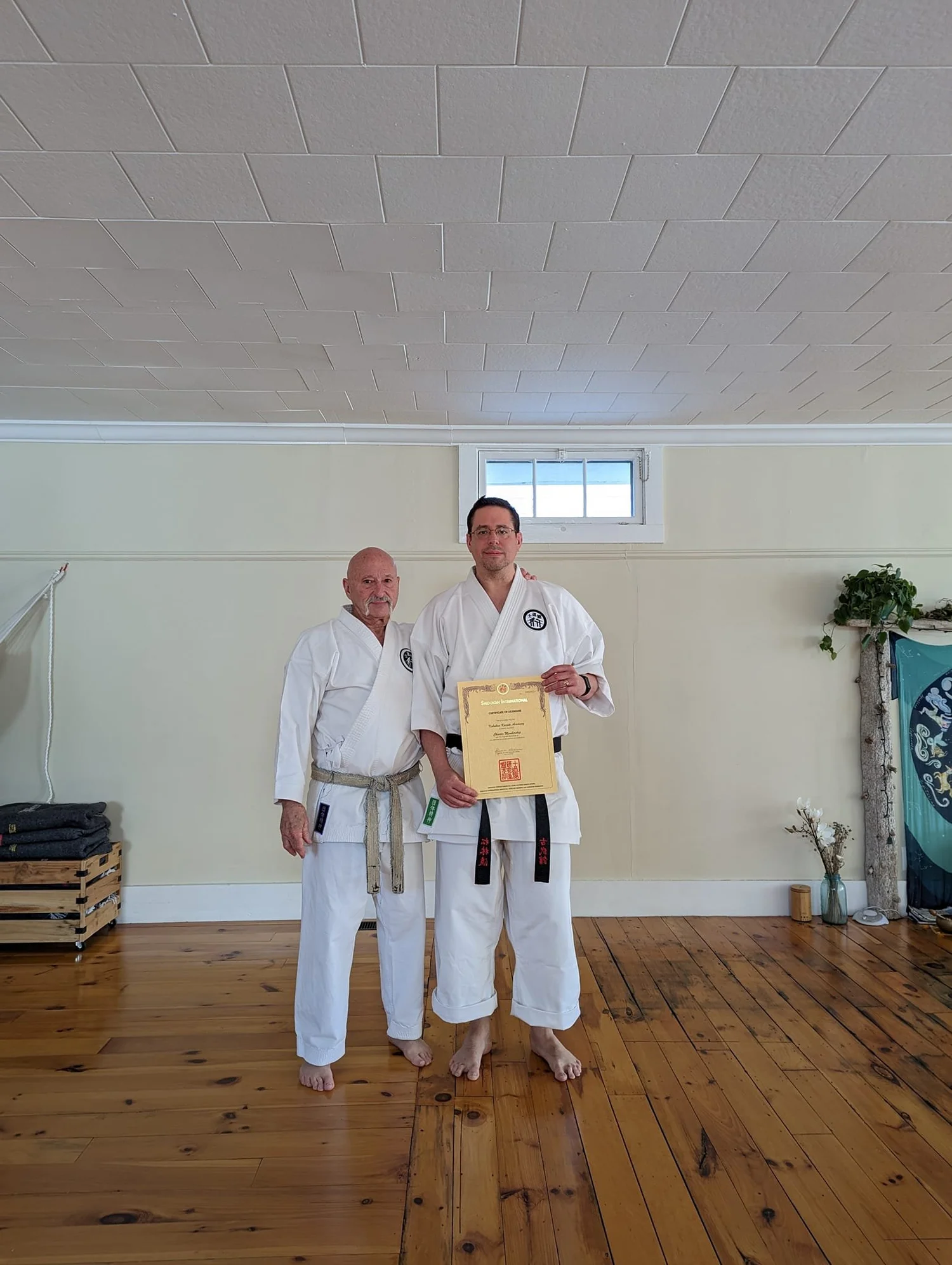 Students training at Crane Karate Academy